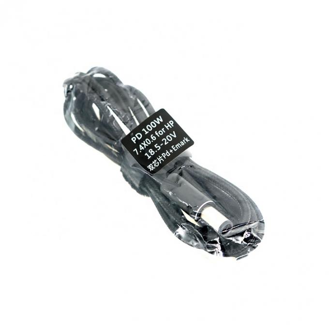 100W 20V 5A PD 充電器 耐久性帯状USBタイプCからDC 7.4x5.0mm ラップトップ用ケーブル 0