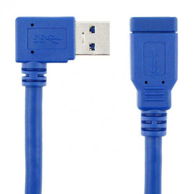 高速 5Gbps 90度 右角 男性から女性 USB 3.0タイプA拡張ケーブル 4