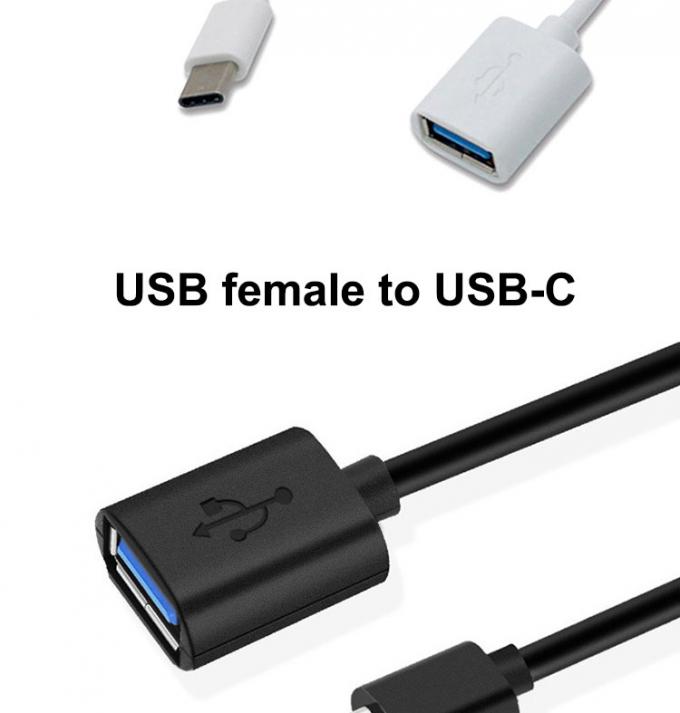 USBタイプC 男性からUSB2.0 女性用OTGアダプターケーブル 1