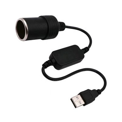 購入 USB A 男性から12vの自動車タバコ点灯器ソケット 女性電源変換ケーブル online manufacture