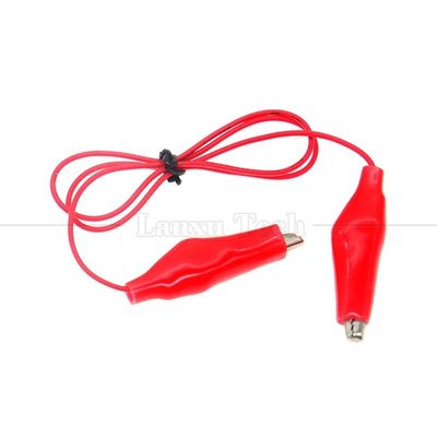 購入 ブラック レッド 電動 アリガター クロコディール クランプ クリップ バッテリー電源試験ケーブル online manufacture