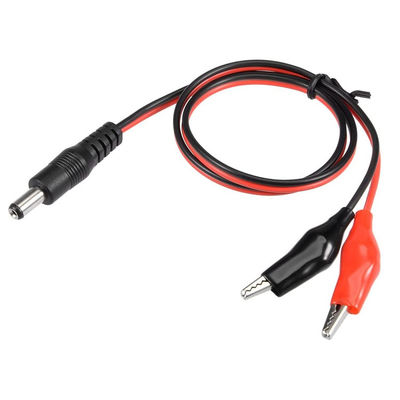 購入 2.1mmx5.5mm 12V DC 男性ジャックからアリガターのクリップ電源ケーブルコネクタ CCTVセキュリティカメラ照明 online manufacture