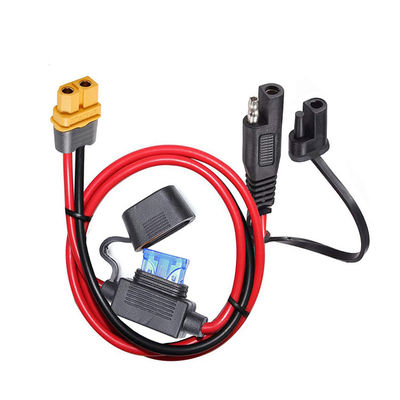 購入 XT60 ソーラーパネル発電所用ファイューズホルダー付きのSAE延長ケーブルへの女性接続器 online manufacture