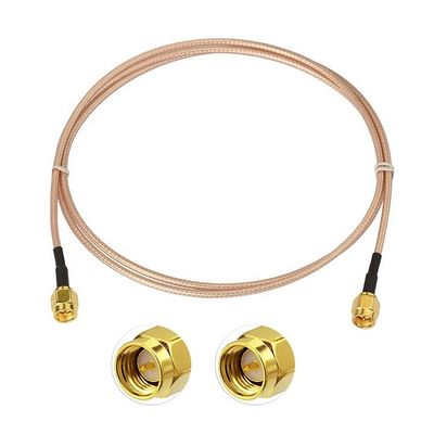 購入 RG316 コアシアル RF SMA から SMA コネクタ 組立 アンテナ エクステンダー ジャンパー エクステンションケーブル Wifi FPV TV online manufacture