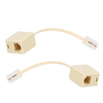 購入 イーサネット RJ45 8P8C 男性から電話 RJ11 4P4C 女性 ソケット ADSL コンネクタ 変換器 拡張ケーブル アダプター online manufacture