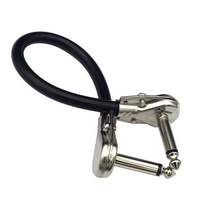 購入 1/4 6.35mm インチ シルバー ゴールド 右角 モノTS オーディオ ジャック 楽器 ギター パッチケーブル online manufacture