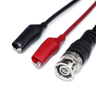 購入 BNCからダブルアライガター クロコダイルクリップ テスト 鉛ケーブル オシロスコープ CCTVカメラビデオ online manufacture