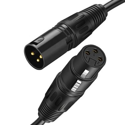 購入 OEMハイフィマイクマイク3PINコネクタ XLRオーディオジャック 男性からXLR女性DMXケーブル online manufacture