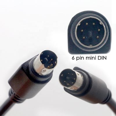 購入 カスタマイズ 1m 2m 3m 男性から男性 女性6ピン ミニDIN拡張ケーブル online manufacture