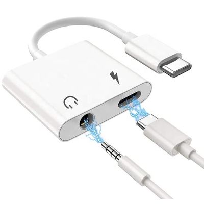 購入 2 in 1 USB C から 3.5mm ジャック AUX ヘッドフォン イヤホン ドングル アダプタ サムスン ノート グール ピクセル 4 4XL 3 3XL 2 2XL online manufacture