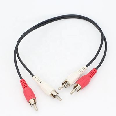 購入 カスタム M 2M 3M TV Y スプリッタ 2 RCA 男性から2 RCA 男性のオーディオビデオケーブル online manufacture
