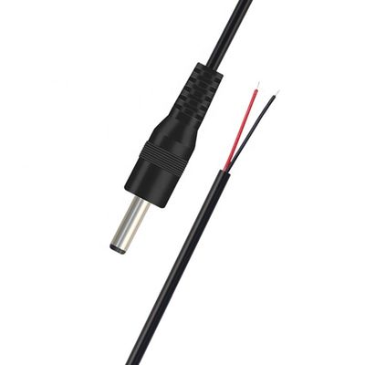 購入 DCバレルジャック 男性 3.5x1.35mmから剥がされた缶詰状のワイヤーピグテール赤端ケーブル online manufacture