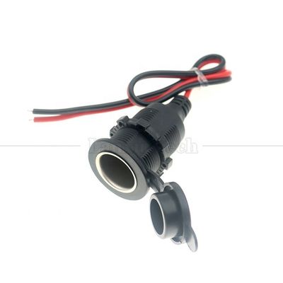 購入 防水 12V 24V 16AWG DC 自動車タバコ点灯器 女性 ストック プラグ 電源アダプタ 延長ケーブル online manufacture
