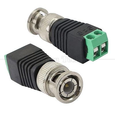 購入 2ピン 溶接式 スクリュー 端末 BNC 男性 女性 コンネクタ CCTV カメラのための電源アダプタ online manufacture