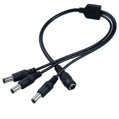 購入 1入力から3出力 1女性から3男性 5.5x2.1mm DC電源スプリッターケーブル CCTV LED ストライプ online manufacture