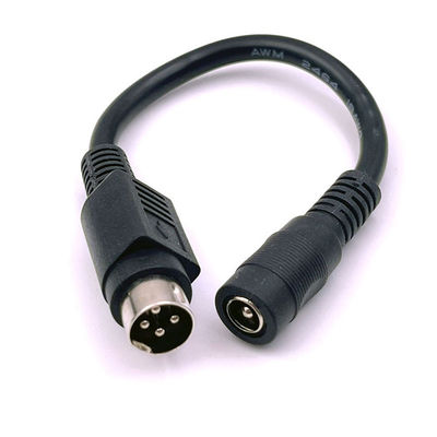 購入 4ピン ミニ DIN から DC 女性 ジャック 5.5x2.1mm 電源延長ケーブル カメラ DVD テレビ PC バーコードプリンター online manufacture
