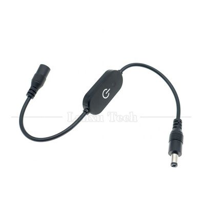 購入 12V 男性から女性 5.5x2.1 バレル ジャック DC パワー LED ディマー スイッチケーブル online manufacture
