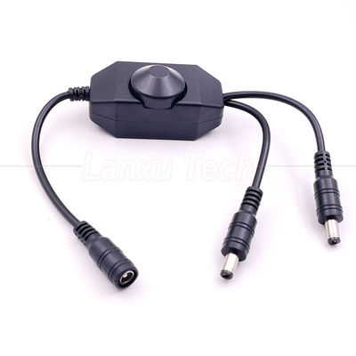 購入 12v 1 女性からスプリッタ 2 男性 DC 電源オンオフ 回転スイッチコントローラ LEDディマー online manufacture