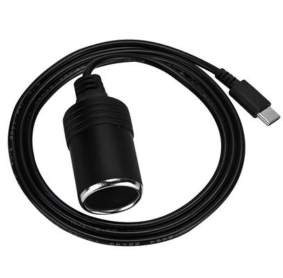 購入 PD充電 12v出力 USBタイプC 男性からタバコ点火器 女性ソケットプラグ 電源アダプターケーブル 車用 online manufacture