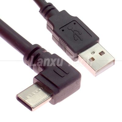 購入 90度右角高速充電 2A USB 2.0 から C 型データ充電器拡張ケーブル online manufacture