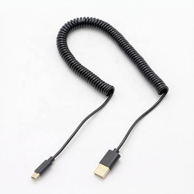 購入 カスタム 3M ゴールド コネクタ 急速充電 春輪式 USBタイプC データ充電ケーブル online manufacture