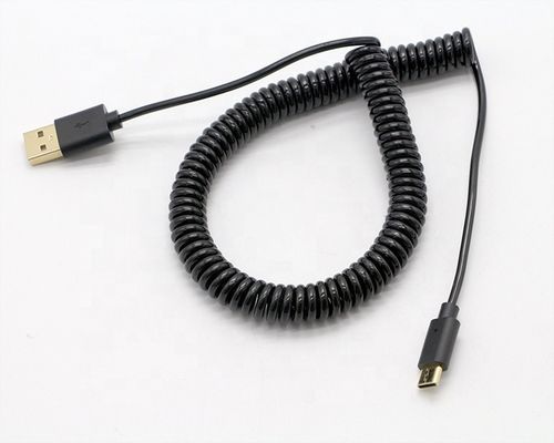 購入 オーダーメイド 1M 2M 3M 急速充電 スプリング巻き回転式USBタイプCケーブル online manufacture