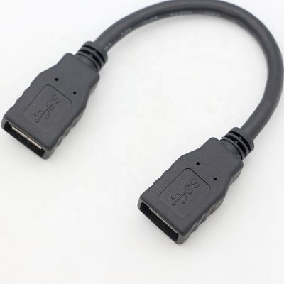 購入 カスタム スーパースピード 低プロファイル USB 3.0 A 女性からUSB 3.0 A 女性 OTG拡張データ充電ケーブル online manufacture