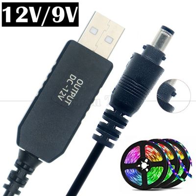 購入 高品質の5VUSBから12V出力DC 5.5x2.1mmロックコネクタブースター 設置電源USBケーブル online manufacture