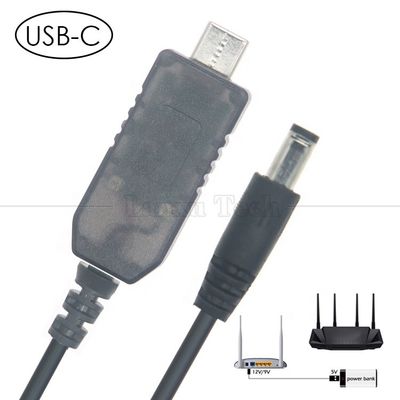 購入 USBタイプCからDC 5.5x2.1mm 8.4v 7.4v 6v 4.5v 3.6v 3v 2.4v 9v 12v ワイファイルーターのLEDライトストライプ回路の出力ケーブル online manufacture