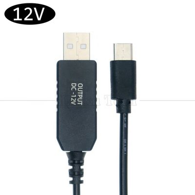 購入 高品質の1mブースターコンバーター 5vから12v USBからUSBタイプC電源充電ケーブル online manufacture