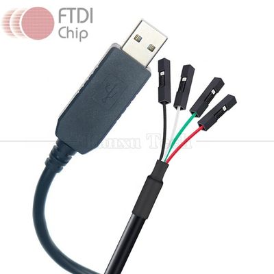 購入 高品質 FTDI FT232 Uart USBからTTLシリアルケーブル 4p デュポンコネクタ online manufacture