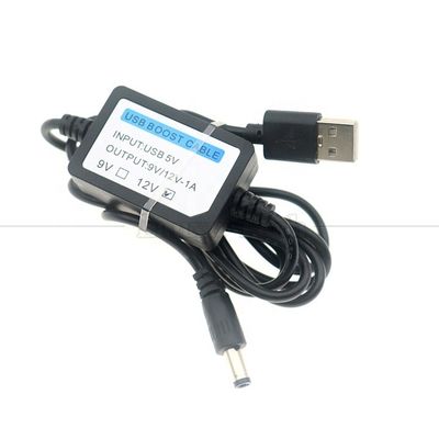購入 高品質 5V から 9V 12V 1A USB から DC 5.5x2.1mm Wifi ルータ ブースター変換ケーブル online manufacture