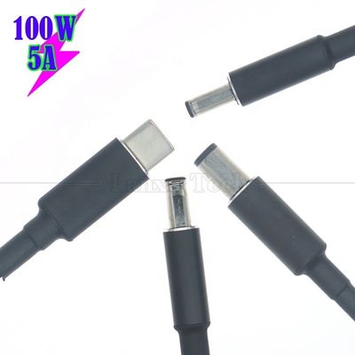 購入 20V 5A 100W デュアルEマークチップPD 充電 USBタイプCからDC ラップトップケーブルワイヤアダプタ HP アスス レノボ デル online manufacture