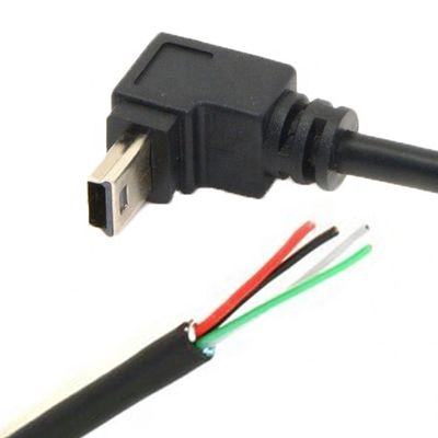 購入 OEM 0.5M 1M 90度 上下 左右角 ミニUSB 4ワイヤを開ける online manufacture