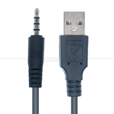 購入 高品質 1M 2M 充電 TRRS 4 極 USB から 3.5mm ジャックケーブル スピーカーヘッドフォン online manufacture