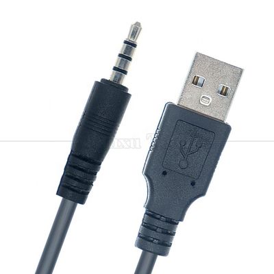 購入 1M USB A 男性から4ポール 3.5mm オーディオ DC ジャック 充電ケーブル 車用スピーカー online manufacture