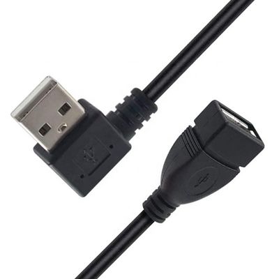 購入 0.3M 1M 2M 3M 90度 右左角 男性から女性USB2.0タイプA拡張ケーブル online manufacture
