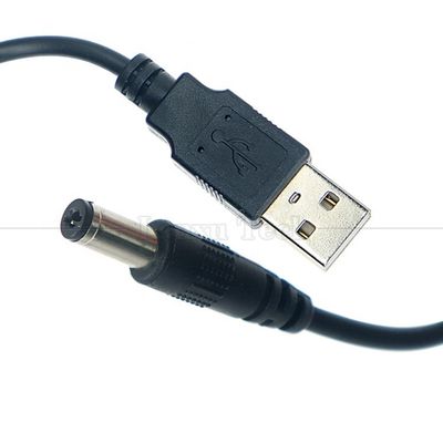 購入 1m 3m 5m 10m 20AWG 24AWG 28AWG USBから2.1 5.5mm DCバレルジャックコネクタ 電源充電ケーブル online manufacture