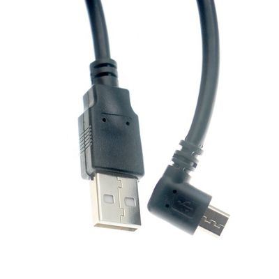 購入 左 右上下角 1M 2M 3M 5M データ充電 90度 マイクロからUSBケーブル online manufacture