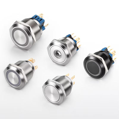 12mm 16mm 19mm 22mm 25mm 28mm 30mm 40mm 押すボタンのスイッチ 固定 瞬間の照明 防水ボタンのスイッチ