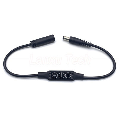 ステップレスライト 男性から女性DCバレルジャック 5.5x2.1mm 5.5x2.5mm 3.5x1.35mm LEDランプストリップ用ケーブルディマー