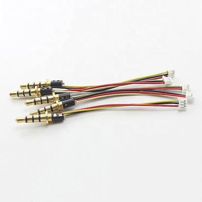 カスタム 3.5mm TRRS オーディオ ジャックから 3 ピン モレックス 1.25mm ピッチ コンネクタ ワイヤーケーブル
