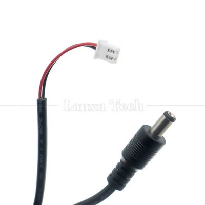 カスタマイズされたワイヤーハーネス 5.5x2.1mm 男性DCバレルジャックからJST XH女性接続ケーブル