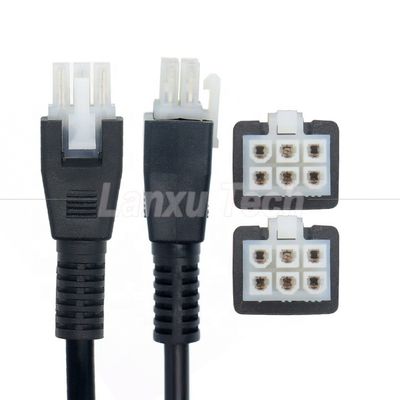 オーバーモールド 男性から男性 6ピン 2451350620 モレックス ミニフィット 4.2mm ピッチコネクタ 組み立てケーブル