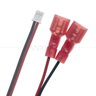 カスタムJST PH SH ZH XH MX 2 3 4 5 6 7 8ピンコネクタと6.3mmスペード端末ケーブル