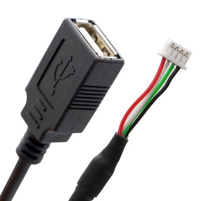 組立 USB A 女性からJST 2 3 4ピン PH XH 1.0mm 1.25mm 1.5mm 2.0mピッチワイヤケーブル