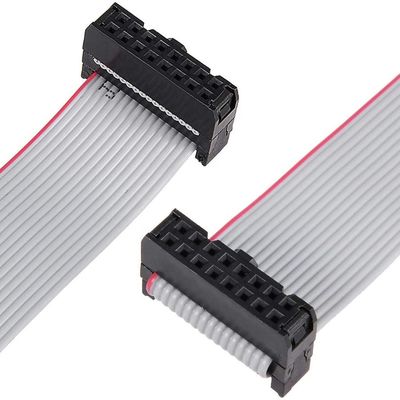 10PIN 20PIN 40IN 女性から女性へのソケット 2.54mm フラット IDC リボンケーブル