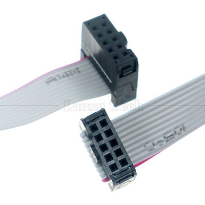 女性から女性へ 10 PIN 1.27mm ピッチ IDC 2.54mm コネクタ GPIO グレー フラットリボンワイヤケーブル ハードドライブ CD ラスベリー Pi