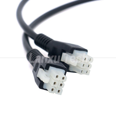 カスタマイズ オーバーモールド 男性から男性 女性 6ピン 2451350620 モレックス ミニフィット 4.2mm ピッチコネクタ 組み立てケーブル