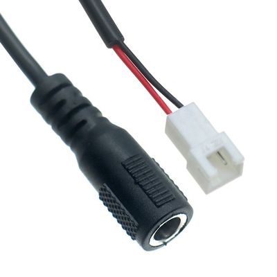 OEMカスタマイズ DC 女性 5.5x2.1mm バレルジャックからJST 2 PIN XH 2.54mmピッチ 女性コネクタ ハーネスケーブル